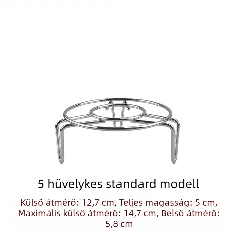 304 rozsdamentes acél – mini párolóállvány állítható magassággal – kis tartó egészséges teáskanna és termosz csészéhez