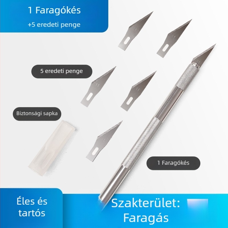 Gravíró kés és papírvágó eszközök készlet