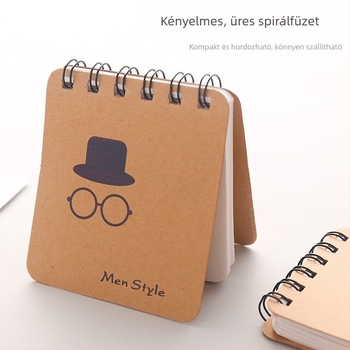 MOYL A426 Mini notesz bőrtokkal, 70 oldal, 8,4 × 9,5 cm, 49 gsm papír, iskolai kellékek