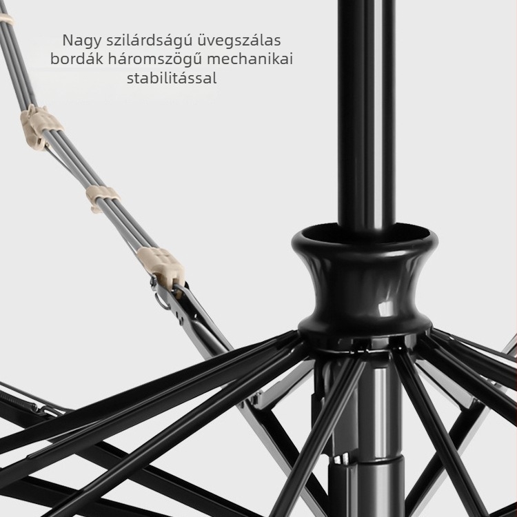 Női összecsukható esernyő napfényre és esőre, masszív, óriási méret, UV védelem, testreszabható reklám esernyő