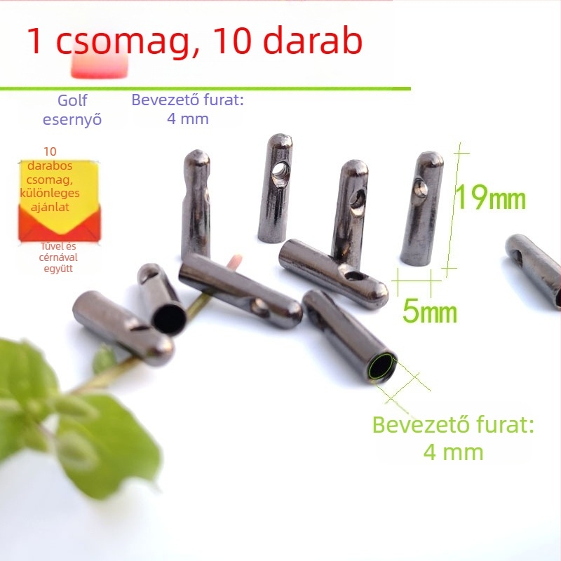 3-4 mm-es esernyő gyöngyök hosszú fogantyúhoz – farokgyöngyök és esernyőfej részei