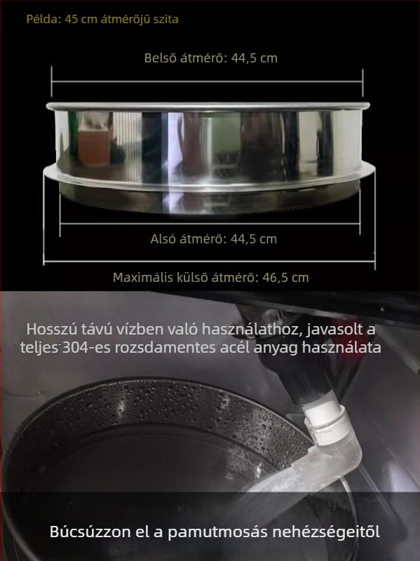Rozsdamentes acélból készült por- és lisztszita, ultrafin háló Panax notoginseng porhoz