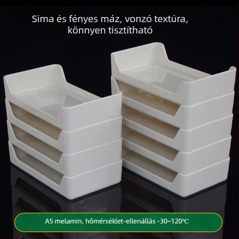 Melamin szögletes tányérok, méretei 15–19 cm, modern minimalista stílus, aláglazúros díszítés, éttermek és szállodák számára, logónyomtatás és testreszabás elérhető