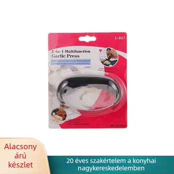 430 rozsdamentes acél fokhagyma nyomó, kézi zúzó és törő eszköz