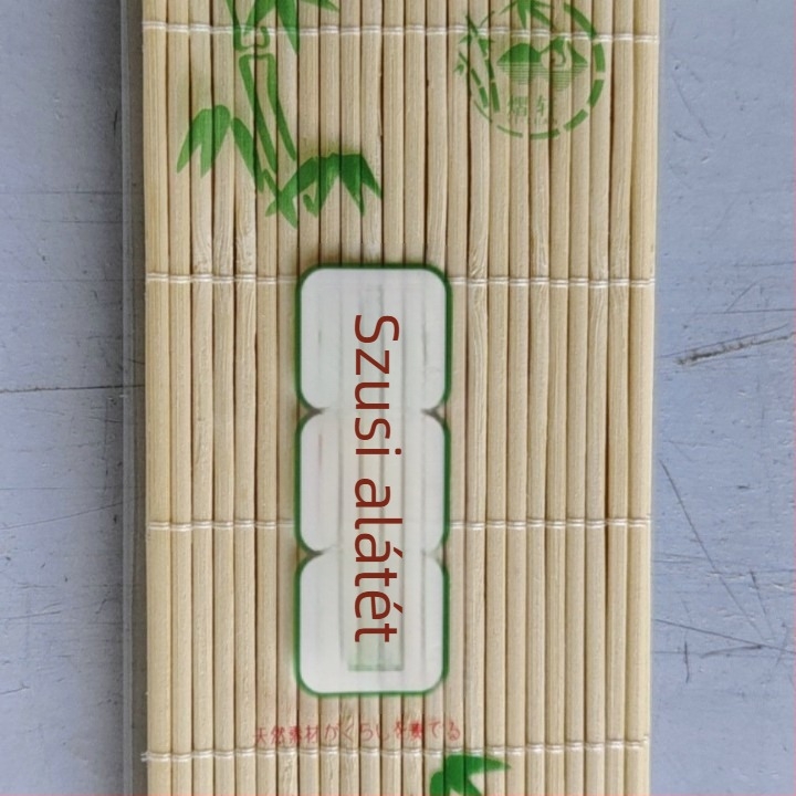 Bambusz sushi gördítő matrac – japán stílus, otthoni használatra