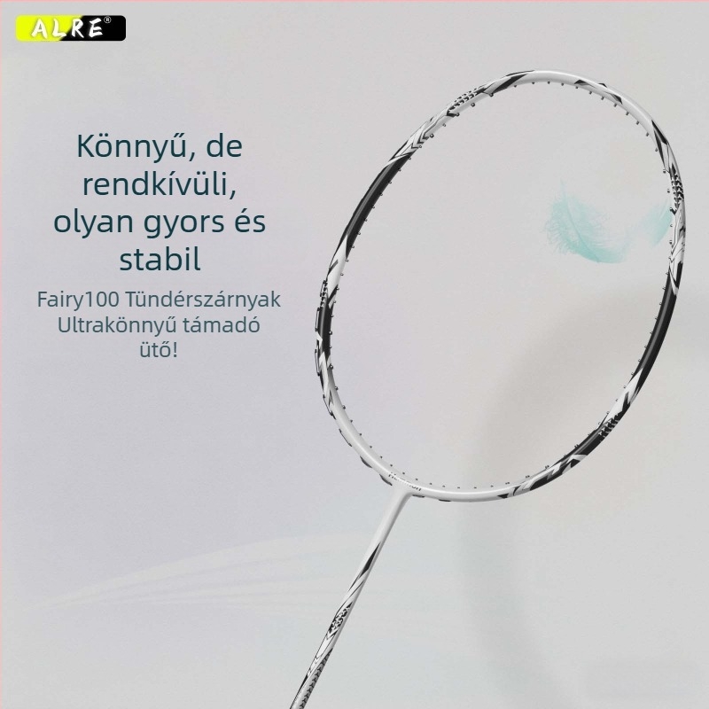 ALREFairy100 Fairy Wings tollaslabdaütő – könnyű karbonváz, nylon húrok