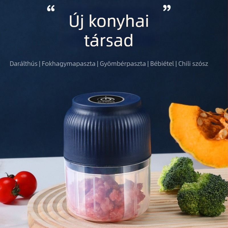 Tölthető fokhagyma prés és daráló otthoni használatra