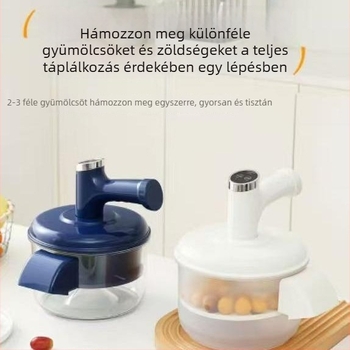 2. generációs kétfunkciós gyümölcs- és zöldséghámozó, szőlőhéjoló gép és tojáshabverő – otthoni és kereskedelmi használatra