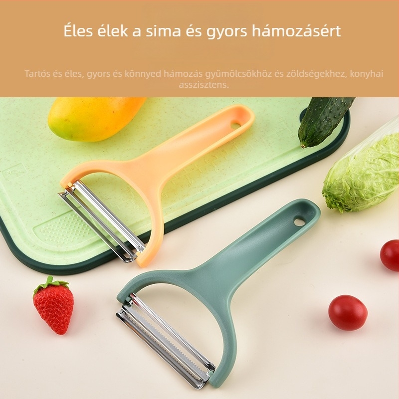 Kétszárnyú káposztareszelő – rozsdamentes acél, multifunkcionális konyhai eszköz és hámozó