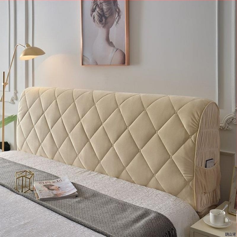 Teljes körű fejtámla-takaró, puha velúr, minimalistus modern európai stílus, porvédő