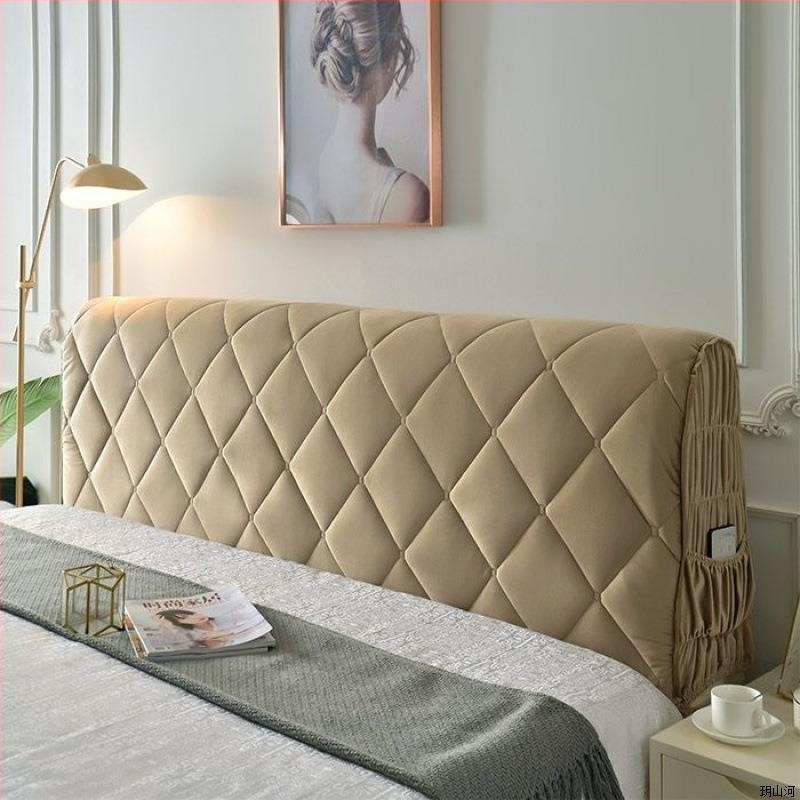 Teljes körű fejtámla-takaró, puha velúr, minimalistus modern európai stílus, porvédő