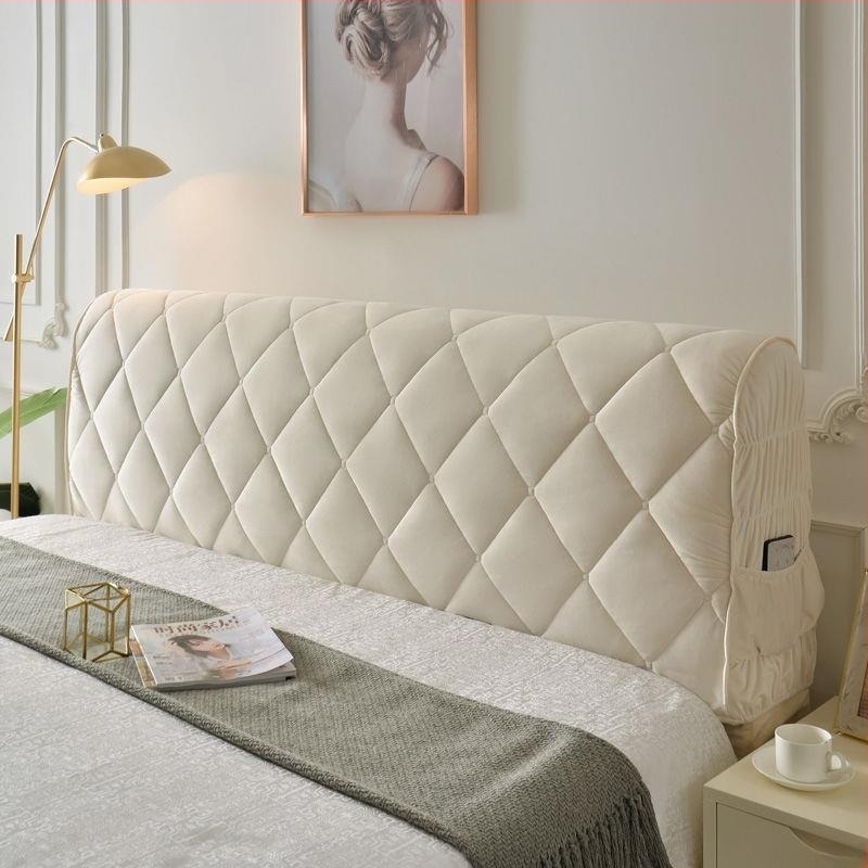 Teljes körű fejtámla-takaró, puha velúr, minimalistus modern európai stílus, porvédő