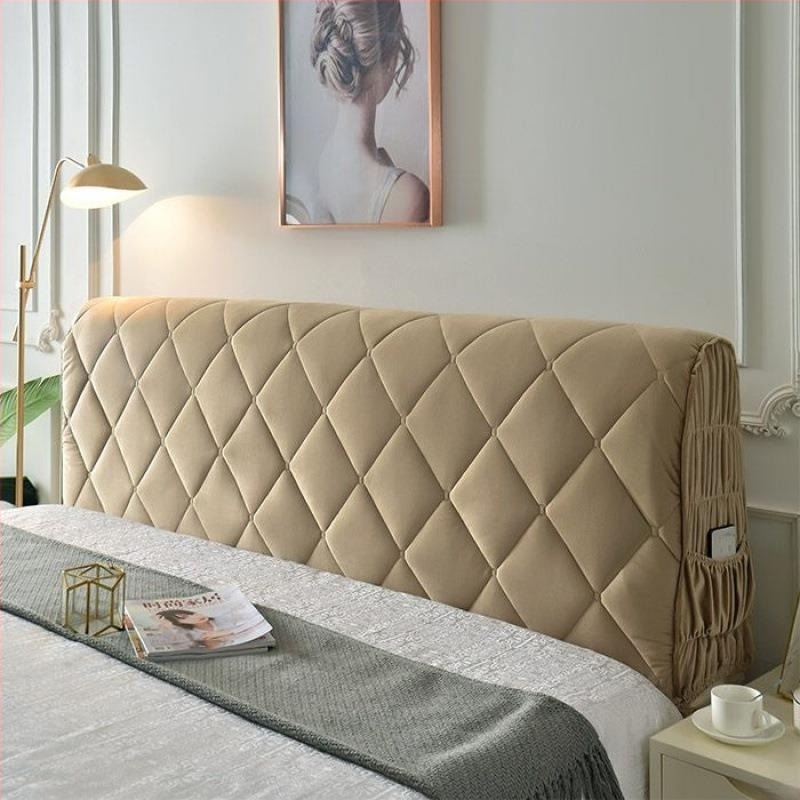 Teljes körű fejtámla-takaró, puha velúr, minimalistus modern európai stílus, porvédő