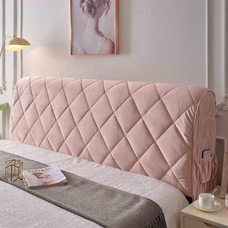 Teljes körű fejtámla-takaró, puha velúr, minimalistus modern európai stílus, porvédő
