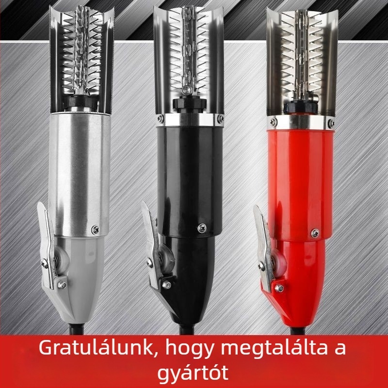 Elektromos halszáló készülék vezetékes kivitelben, zárt ház, otthoni és professzionális használatra, automatikus pikkely eltávolítása, 304 rozsdamentes acél