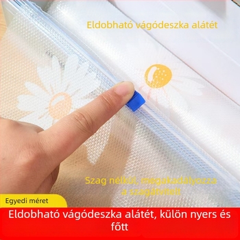 Egyszer használatos vágódeszka alátét, hordozható, vízálló, vastagabb vágódeszka kültéri ételkészítéshez