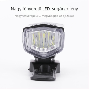 USB-töltésű kerékpár első lámpa, nagy fényerővel éjszakai kerékpározáshoz, hegyi kerékpár, modell 2255