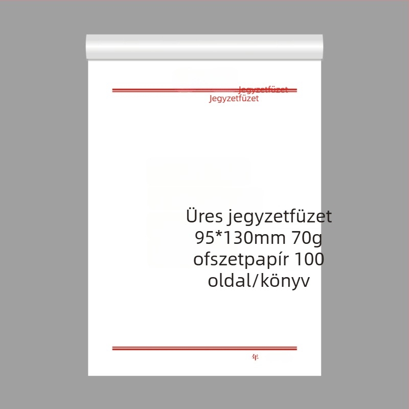 Grain kompakt jegyzetfüzet ragasztós jegyzetekkel, rizspapír jegyzetekkel és szakítható üres oldalakkal