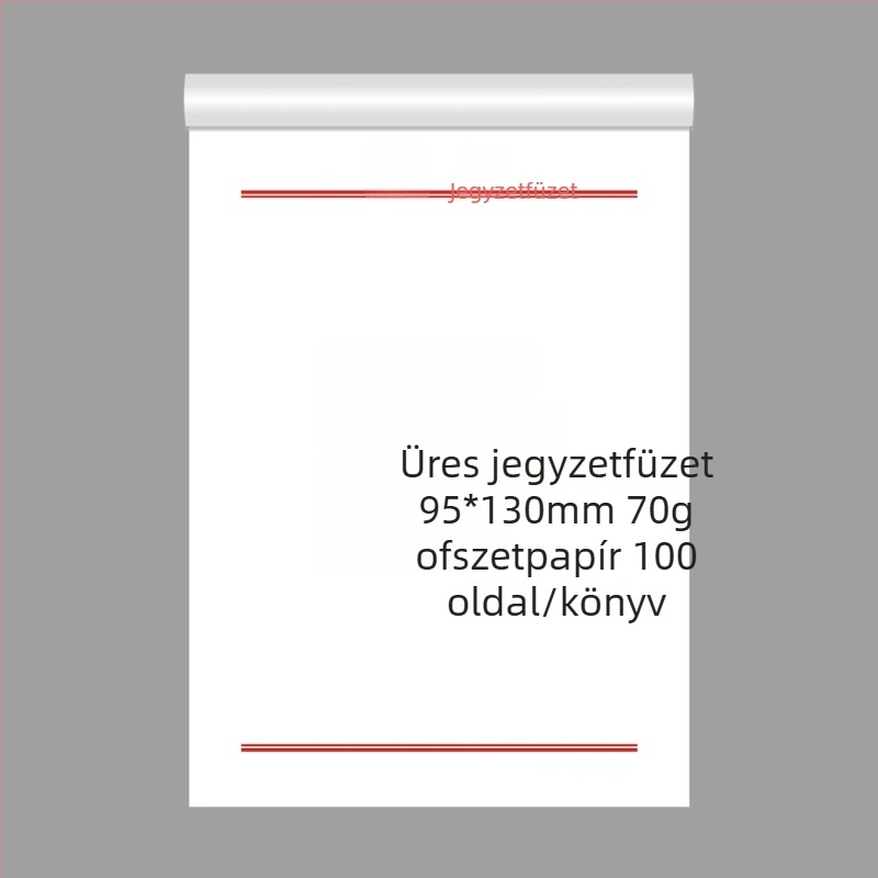 Grain kompakt jegyzetfüzet ragasztós jegyzetekkel, rizspapír jegyzetekkel és szakítható üres oldalakkal