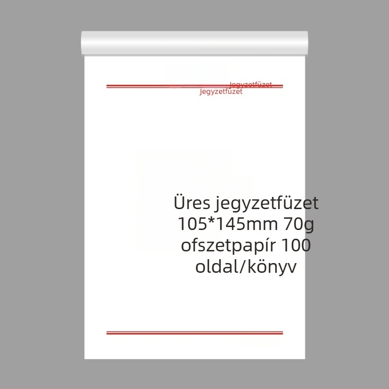 Grain kompakt jegyzetfüzet ragasztós jegyzetekkel, rizspapír jegyzetekkel és szakítható üres oldalakkal