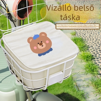 Univerzális vízálló belső tok elektromos kerékpár első kosarához