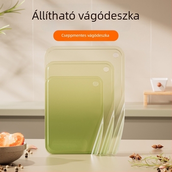 Kreatív konyhai vágódeszka műanyagból, olajálló, függőleges tárolás, nedvesség- és penészálló, könnyen tisztítható.