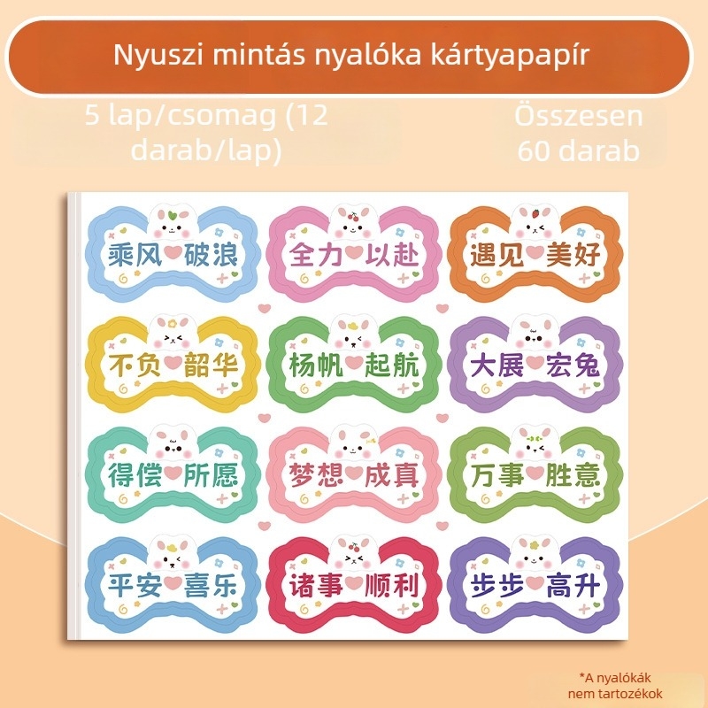 Rajzfilmszerű inspiráló nyalókás kártya óvodába – édesség dekoráció, kis jutalomkártya üzenet