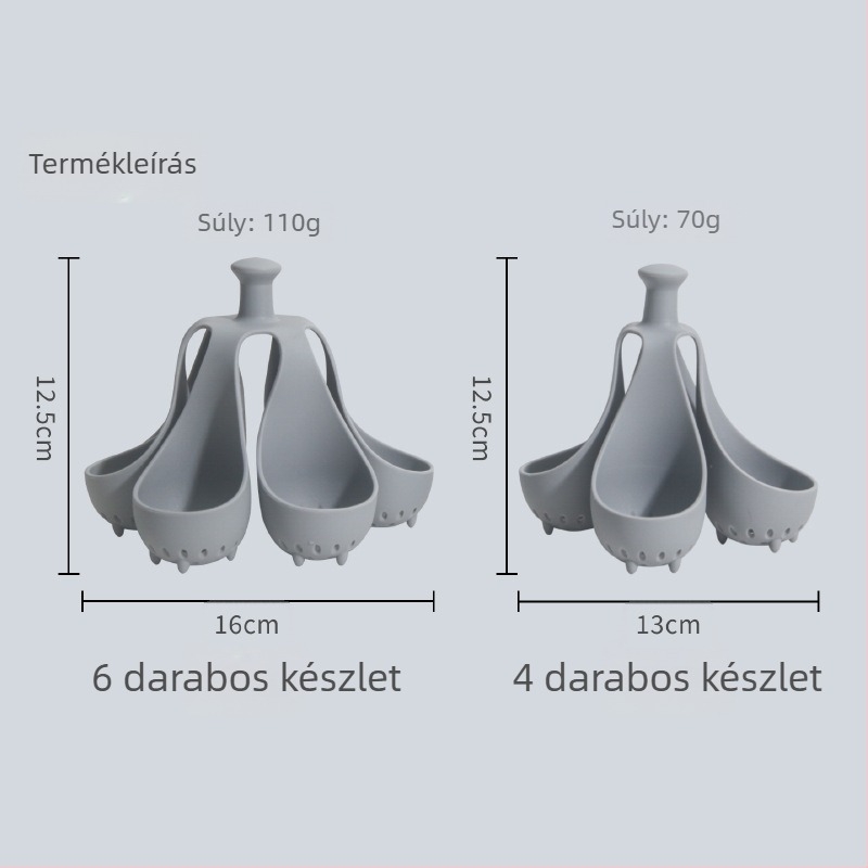 Élelmiszer-minőségű szilikon tojásfőző tálca, konyhai eszköz, többféle színben