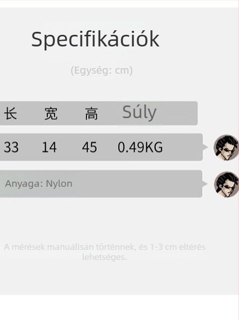 Minimalista nagy kapacitású hátizsák, uniszex, japán stílusú, könnyű utazó- és iskolai hátizsák