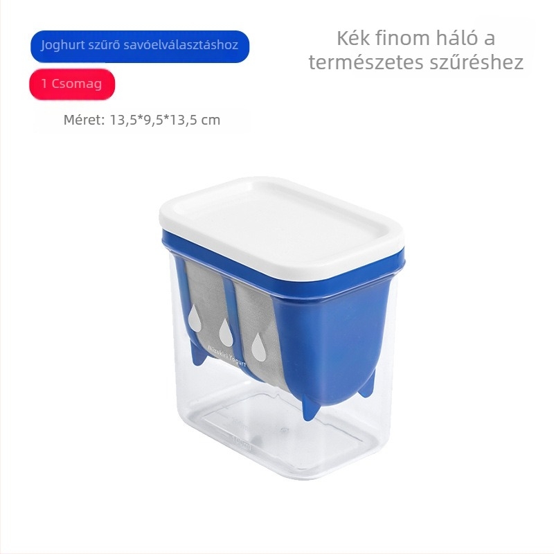 DIY görög joghurt készítő gép joghurt-szűrővel, sajt- és szója tej szűrőkkel, savó szeparátor