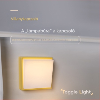 USB-töltésű asztali éjjeli lámpa lépcsőmentes fényerő-szabályozással, szemvédő, mágneses rögzítés és időzítő