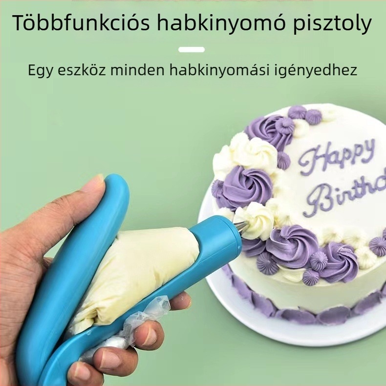 Krém torta dekoráló készlet konverter tollal, sütemények dekorálására, és multifunkcionális toll a díszítéshez, rajzoláshoz és íráshoz