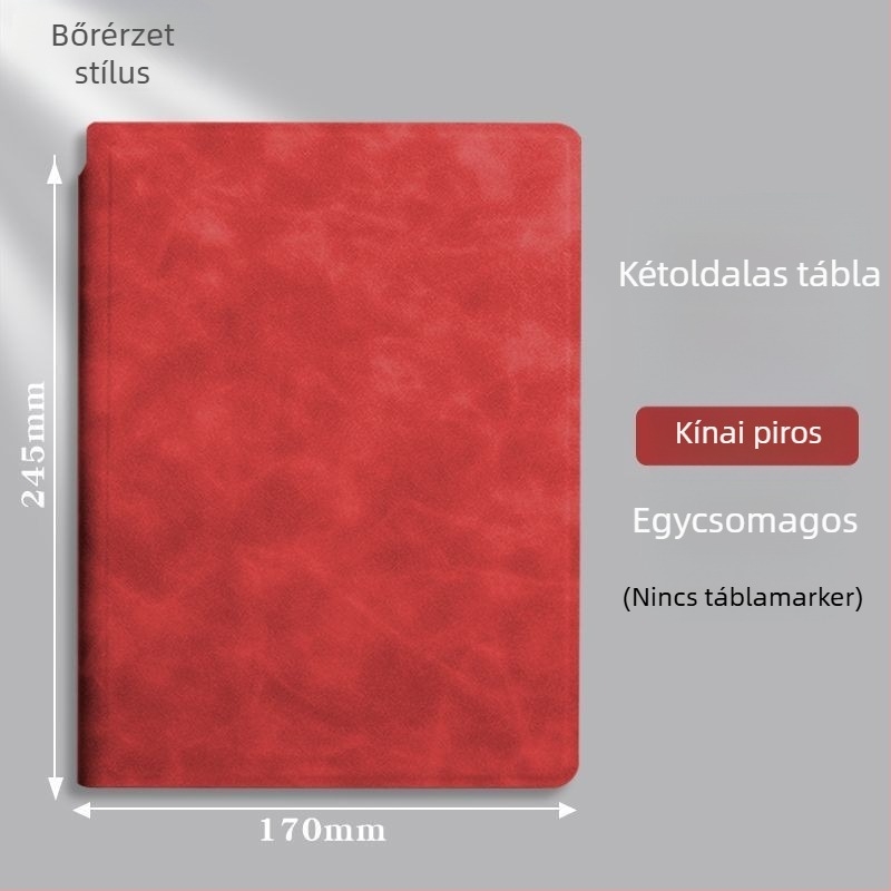 Hordozható fehér tábla jegyzetfüzet – törölhető felülettel, asztali használatra, A5/A4
