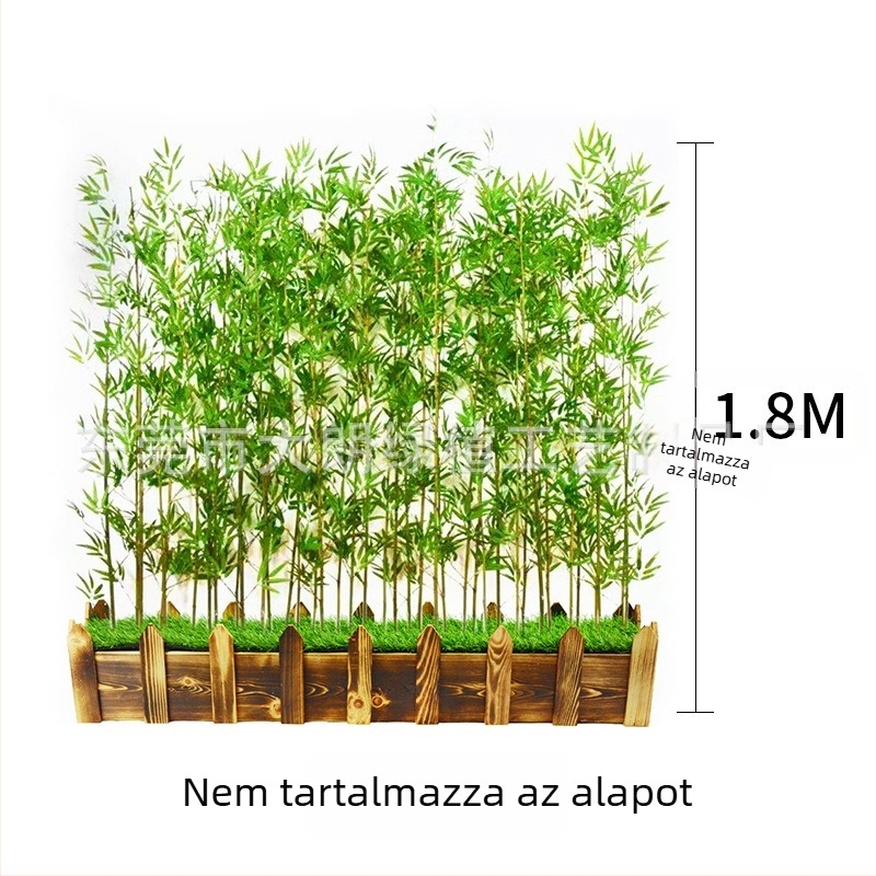 Mesterséges bambusz panel beltéri és kültéri használatra – dekoratív bambusz