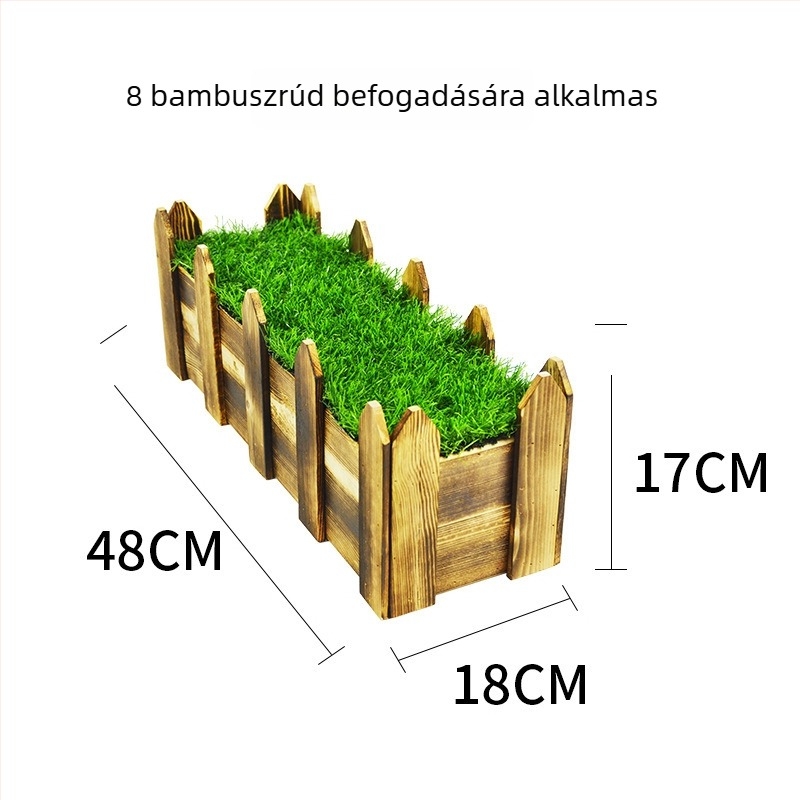 Mesterséges bambusz panel beltéri és kültéri használatra – dekoratív bambusz