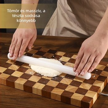 Nem tapadó konyhai nyújtófa háztartási használatra, élelmiszer-minőségű, gyoza tészta lapok lenyomására, palacsinták és tészta készítésére, sütéshez használható kaparó eszköz