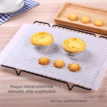 Olajfelszívó sütőpapír, tapadásmentes, a tepsihez – torták és pizzák sütéséhez