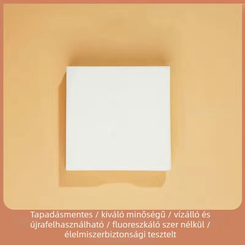 48 g tömör gőzölőpapír alátétek bunokhoz és töltött süteményekhez, tapadásmentes, egyszer használatos gőzölőpapír, olajálló tálpapír