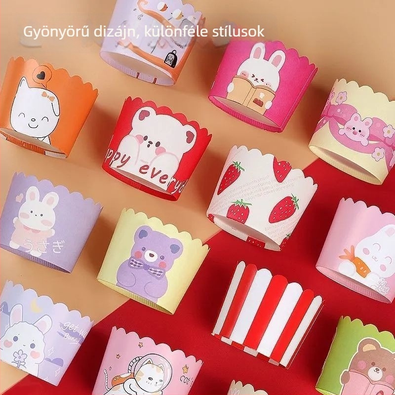 Sütőben használható papírmuffin formák – otthoni süteményekhez