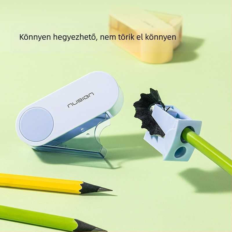 Deli NS074 Forgó kétlyukas ceruzahegyező, nagy átmérőjű, általános iskolásoknak