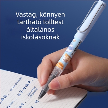 Harmadik osztályos tanulók számára készült hőérzékeny, törölhető gyakorlókészlet tintapatronos tollal