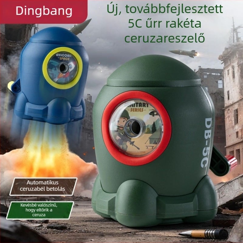 Dingbang 5C ceruzahegyező kézi hajtással, kicsi, hordozható