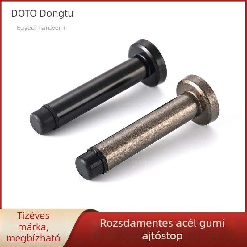 Rozsdamentes acél ajtóstop, hangtalan, ütközésgátló fürdőszobához és szobákhoz