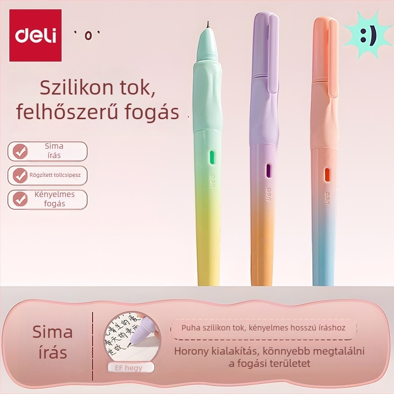 Deli SF551 Kalligraf toll testtartás javítására általános iskolások számára tintatartályos