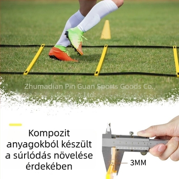 Agilitási létra 42×0,3 cm futballhoz, edzőfelszerelés, robbanékonyság-edzés
