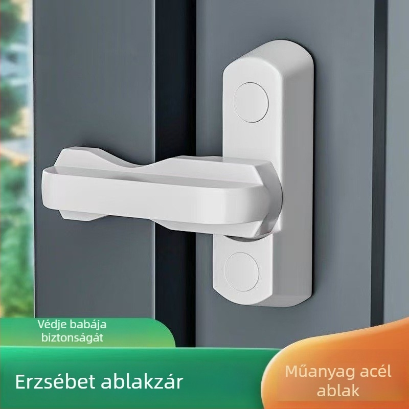 Vastagított műanyag- és acél biztonsági zár nyíló ablakokhoz