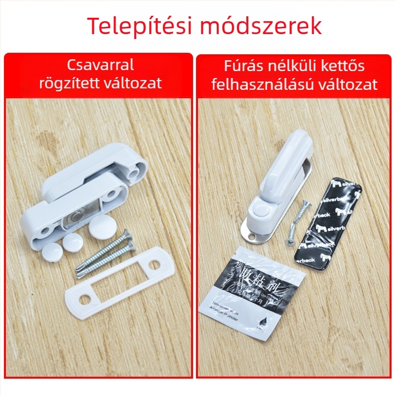 Termikus törésű alumínium ablakzár, belső és külső felszereléshez