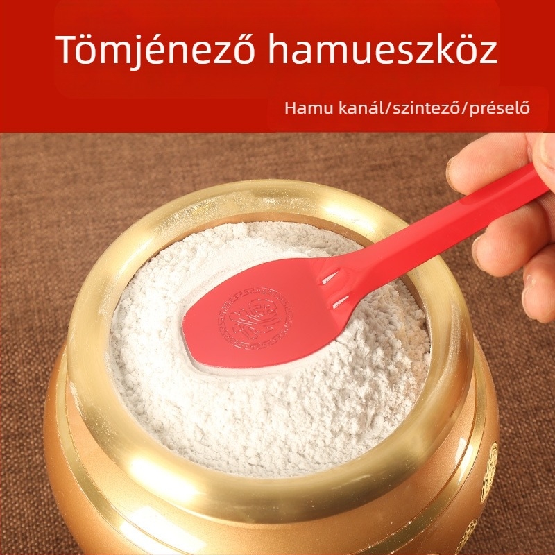 Ötvözetből készült hamu-lapát füstölőhöz, kis méret