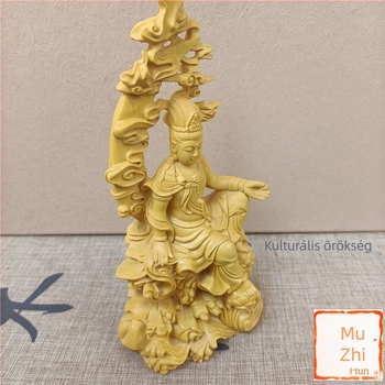 Fafaragott Guanyin Bodhisattva szobor, Ming–Qing stílusú, otthoni dekoráció