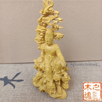Fafaragott Guanyin Bodhisattva szobor, Ming–Qing stílusú, otthoni dekoráció
